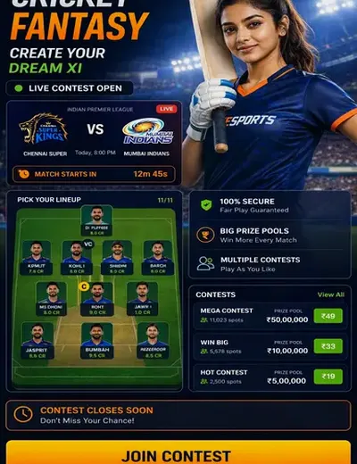 31bet (31 bet) fantasy cricket & matchday visual 3